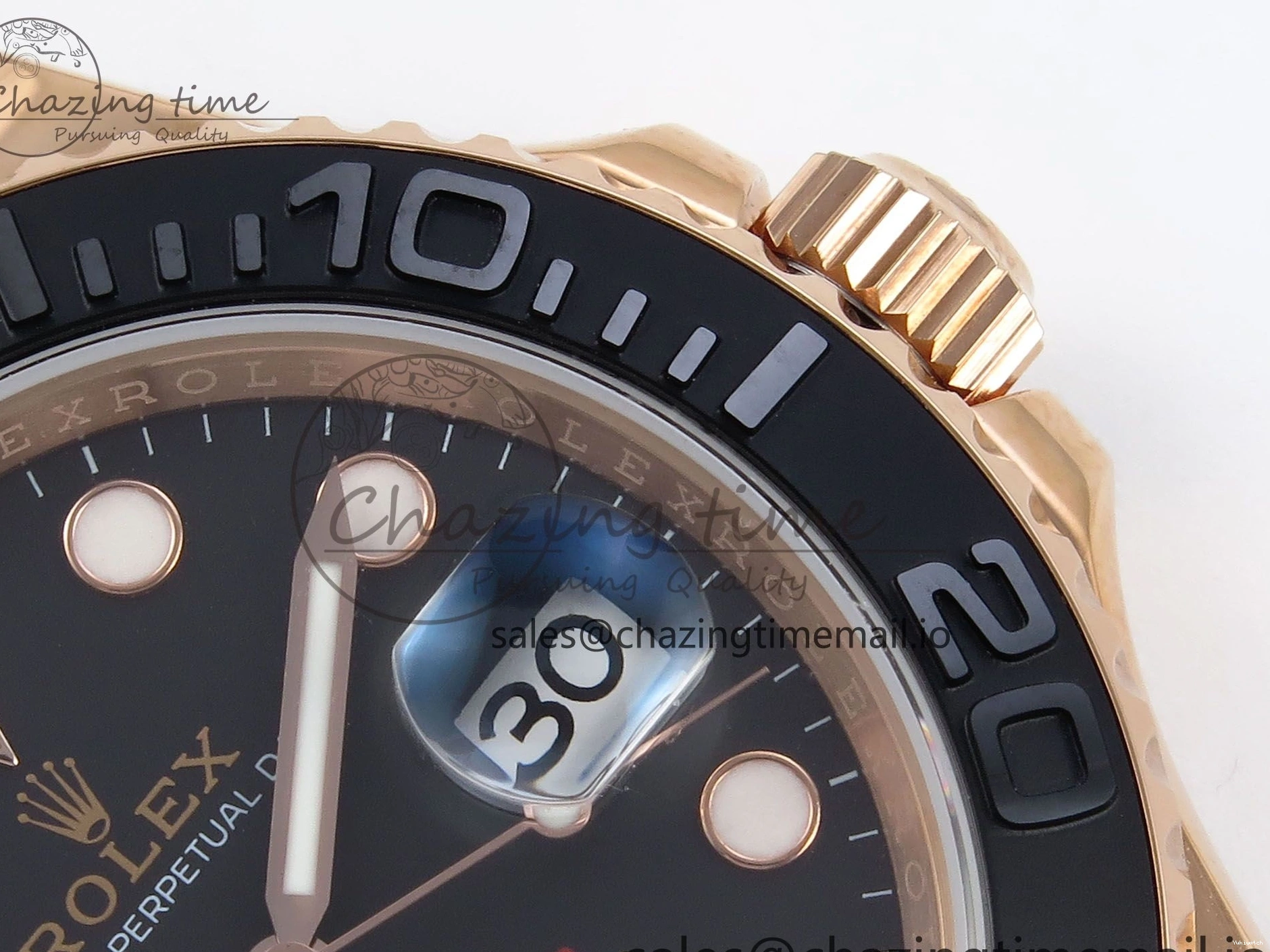 126655 A3235 Yacht-Master EWEF Dial Black 40mm on Best Strap Edition Oysterflex 0413